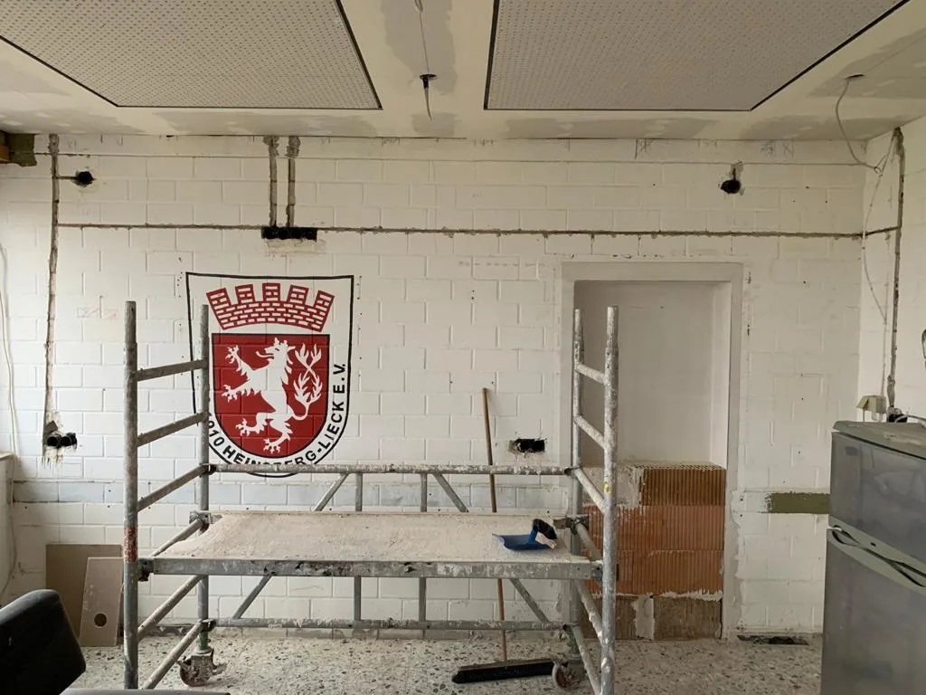 Renovierung des Vereinsheims