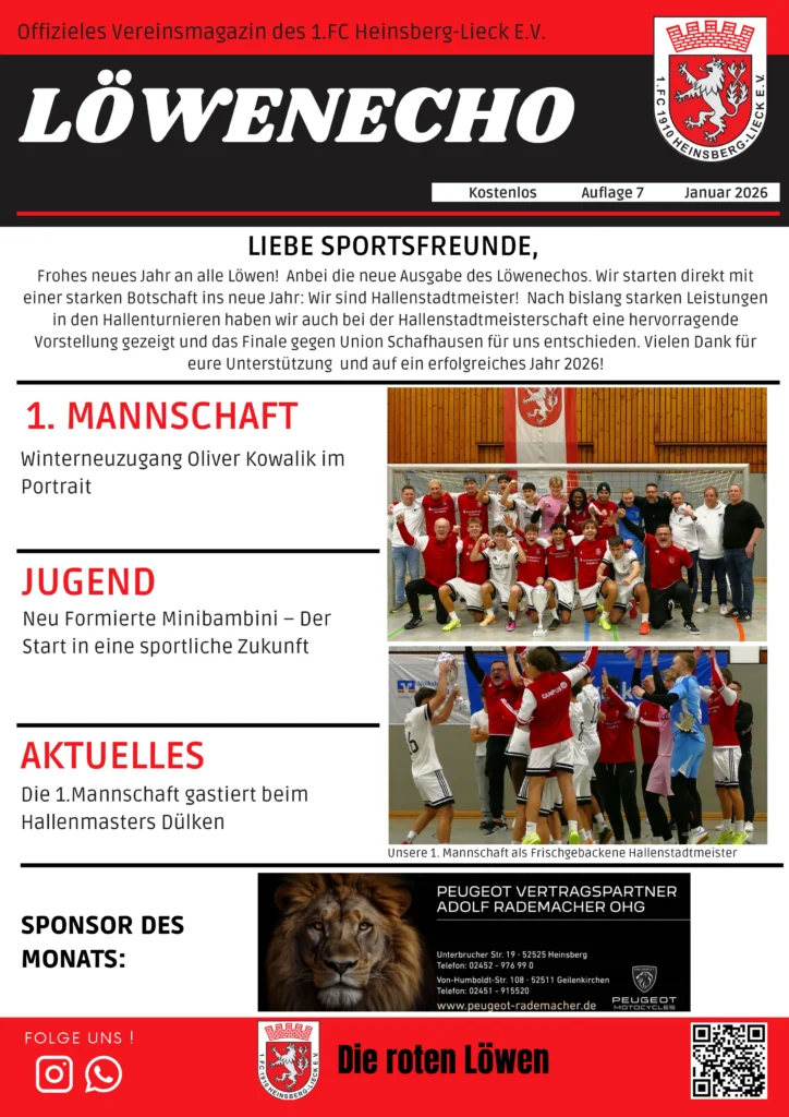 Löwenecho Januar 2026 – Seite 1