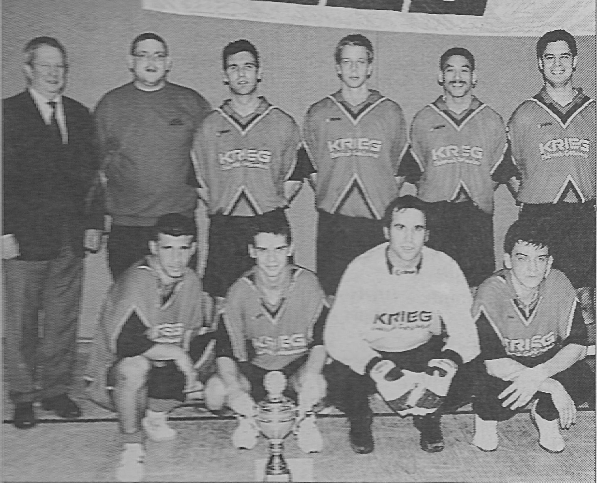 Stadtmeister des Jahres 2001: 1. FC. Heinsberg-Lieck.