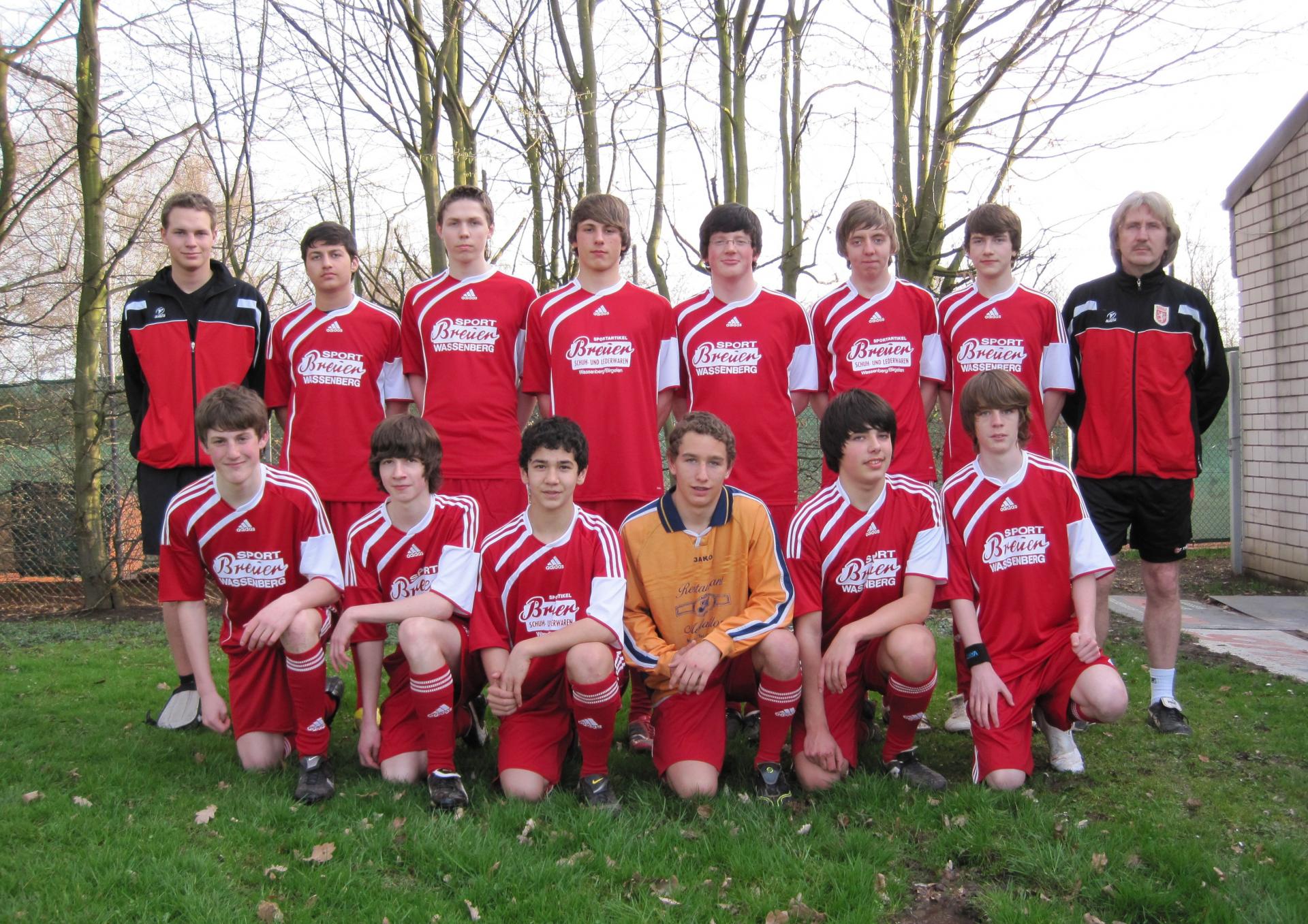 Unsere B-Jugend im Jubiläumsjahr 2010.