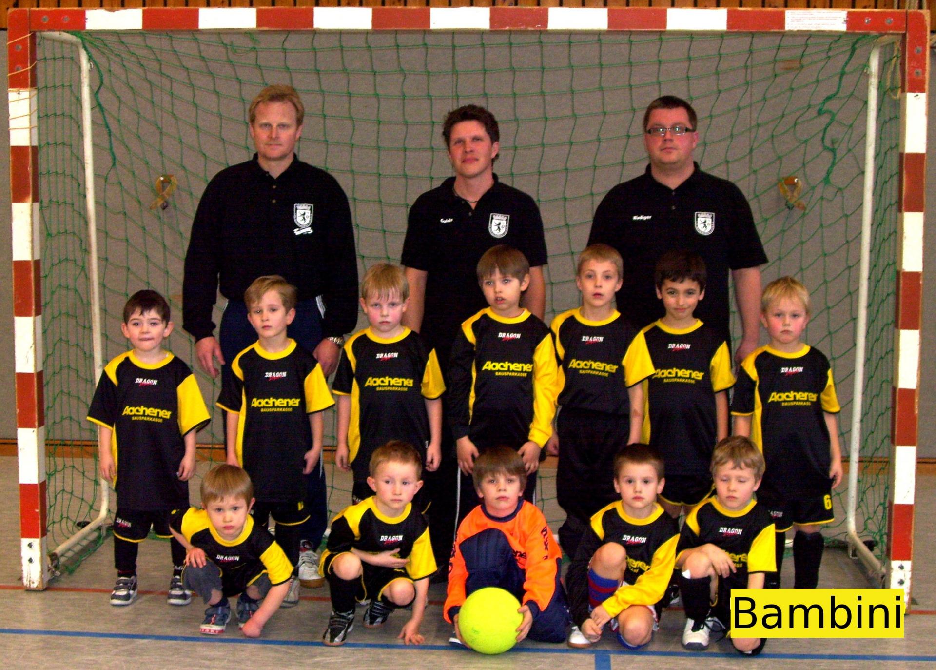 Unsere Bambini-Mannschaft im Jubiläumsjahr 2010.