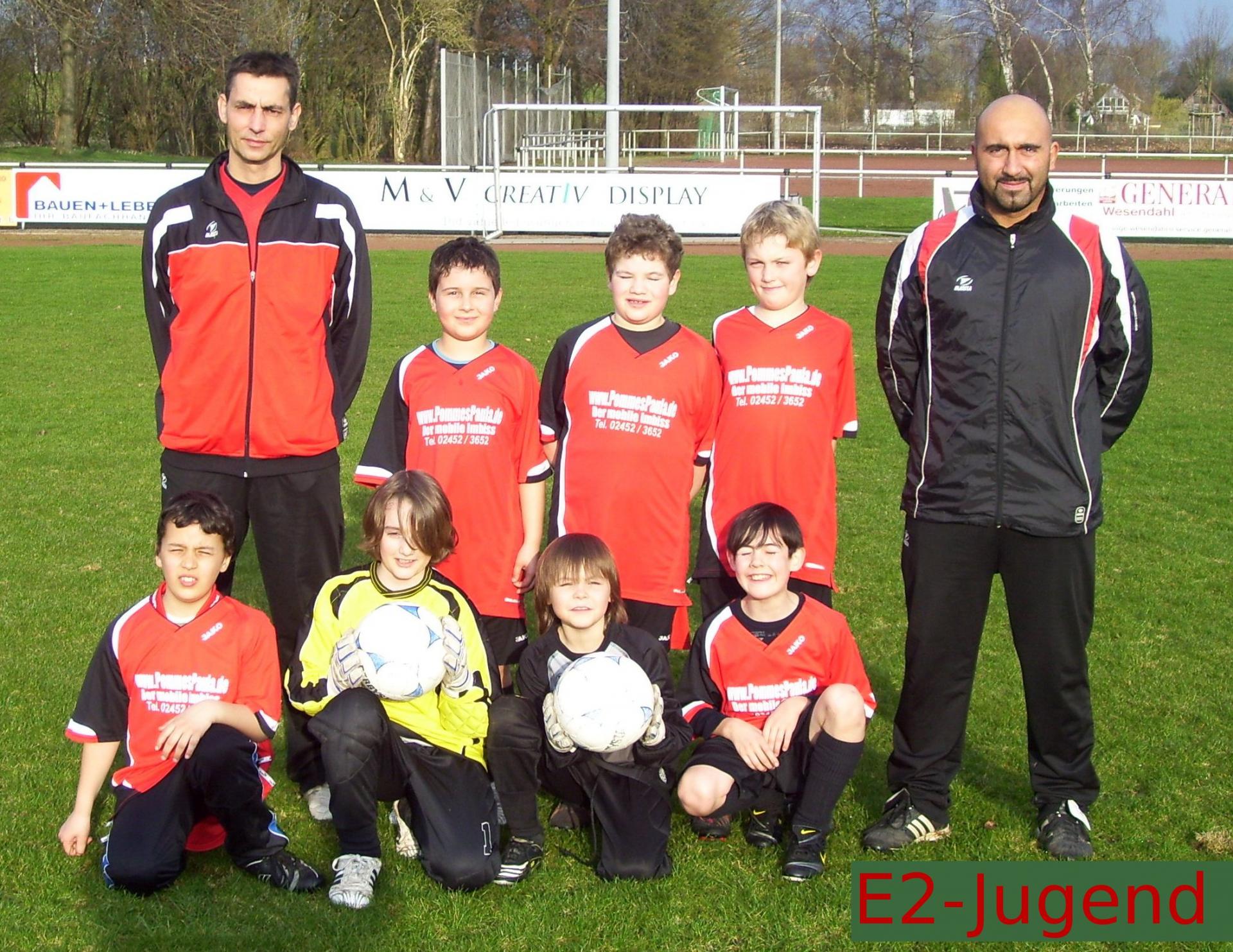 Unsere E2-Jugend im Jubiläumsjahr 2010.