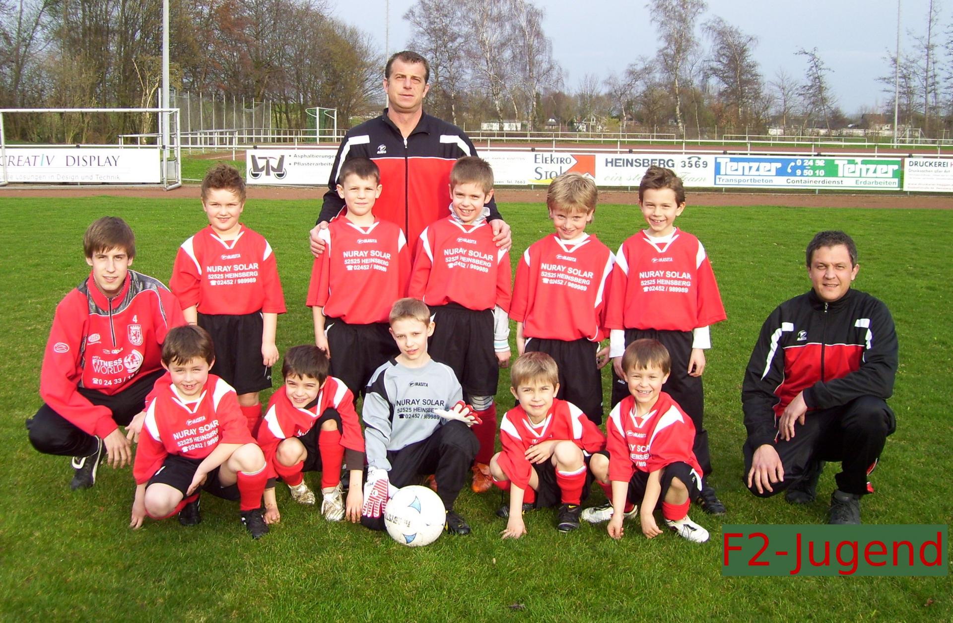 Unsere F2-Jugend im Jubiläumsjahr 2010.