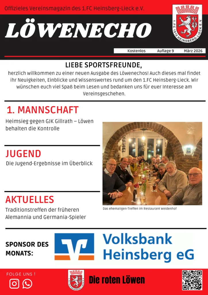 Löwenecho März 2026 – Seite 1