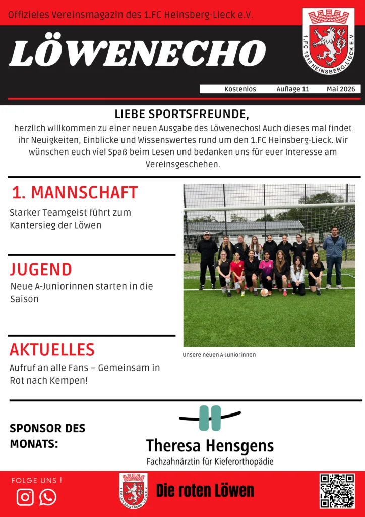 Löwenecho Mai 2026 – Seite 1